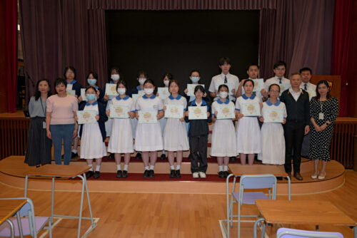 F.4A及F.4B得獎者合照