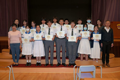 F.4C及F.4D得獎者合照